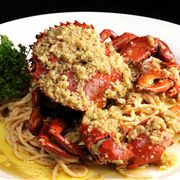 Than Long Crabs with Garlic Noodles