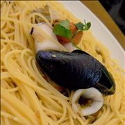 Spaghetti Pasta with Seafood