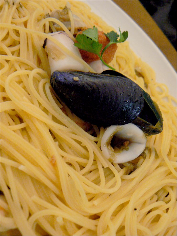 Spaghetti Pasta with Seafood
